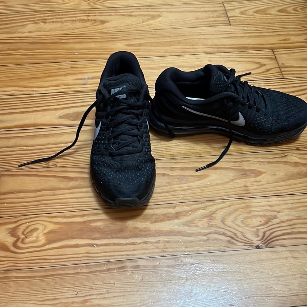 Nike air max 2017 running black shoes